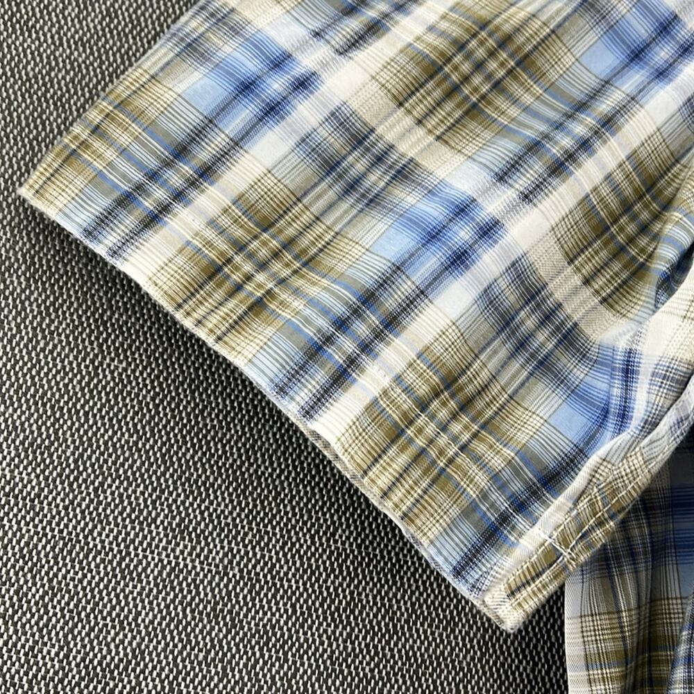Duke’s Sportswear Men’s Cotton Blend Plaid Short Sleeve Button Up Shirt Size 2XL - Picture 6 of 11